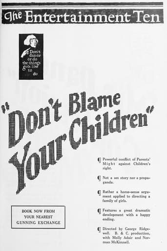 Don't Blame Your Children