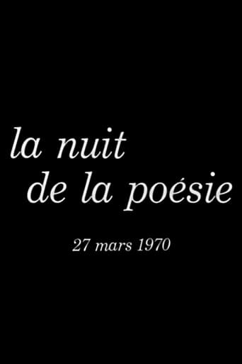 La nuit de la poésie 27 mars 1970