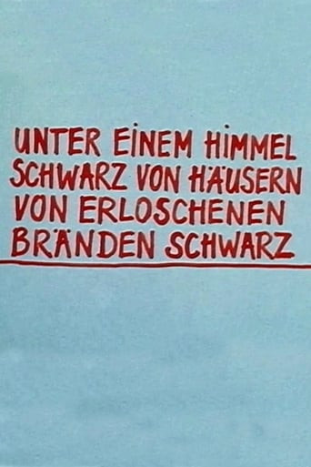 Telekritik: Unter einem Himmel schwarz von Häusern von erloschenen Bränden schwarz