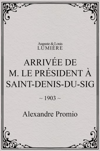 Arrivée de M. le président à Saint-Denis-du-Sig