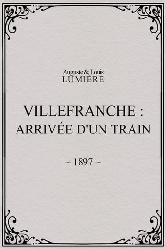 Villefranche : arrivée d'un train