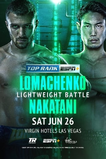 Vasyl Lomachenko vs. Masayoshi Nakatani