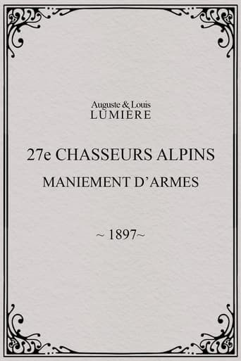 27ème chasseurs alpins : maniement d’armes