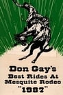 Don Gay's Best Rides At Mesquite Rodeo 1987