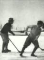 Hockey Match on the Ice